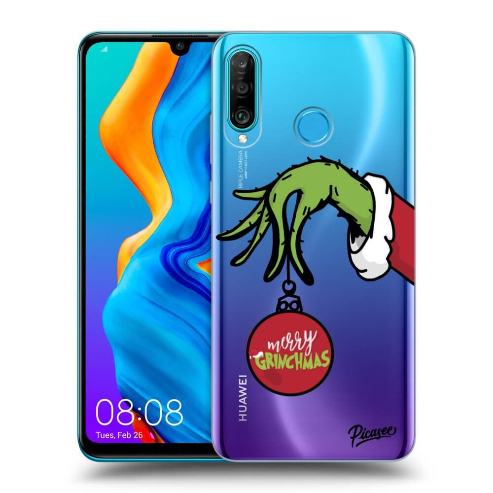 Huawei P30 Lite Hülle - Transparentes Silikon - Grinch