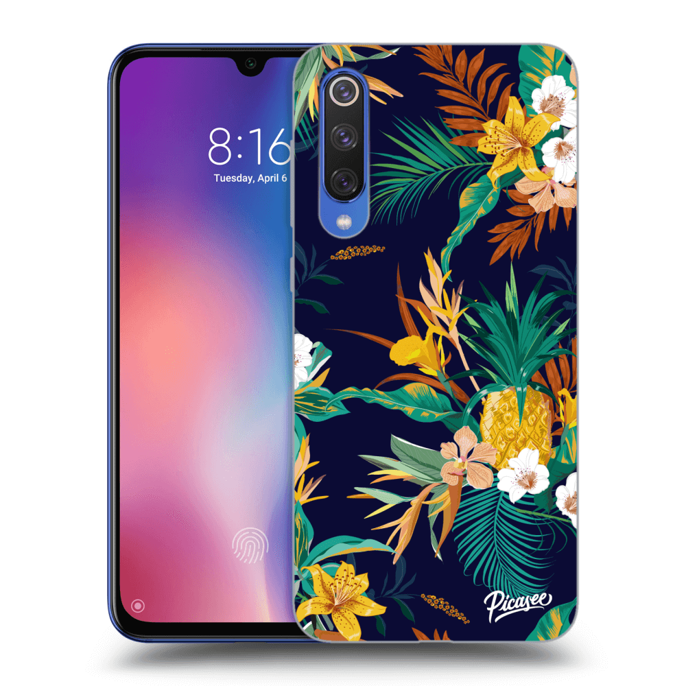 Xiaomi Mi 9 SE Hülle - Transparentes Silikon - Pineapple Color