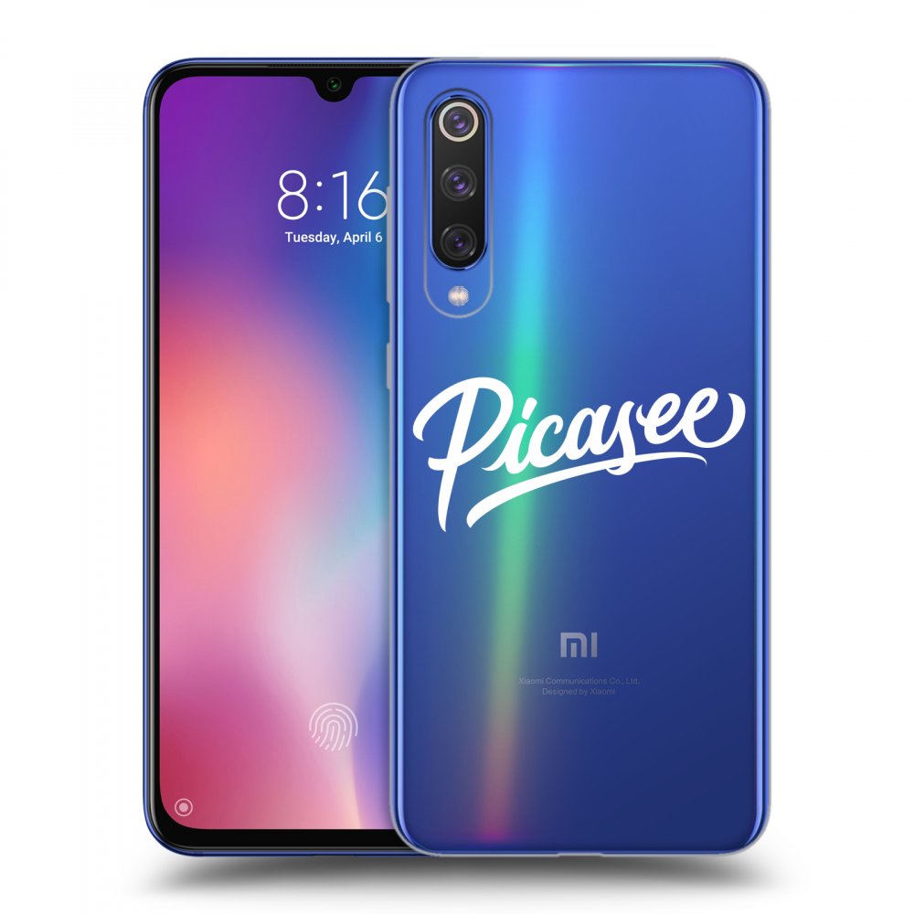 Xiaomi Mi 9 SE Hülle - Transparentes Silikon - Picasee - White