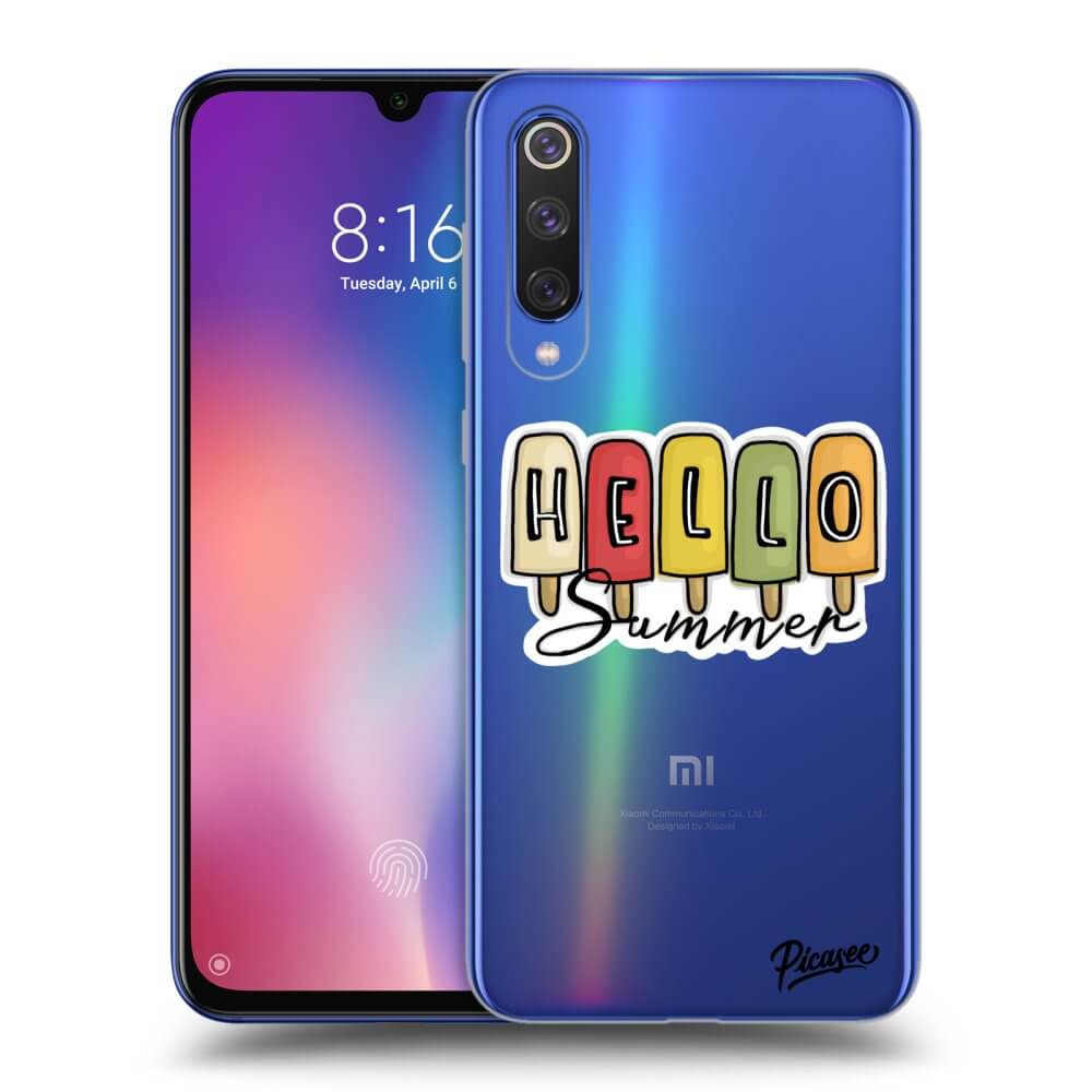 Xiaomi Mi 9 SE Hülle - Transparentes Silikon - Ice Cream