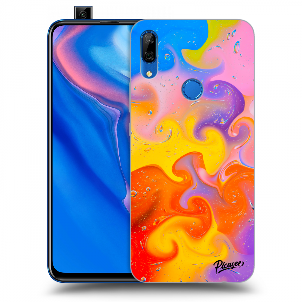 Huawei P Smart Z Hülle - Transparentes Silikon - Bubbles