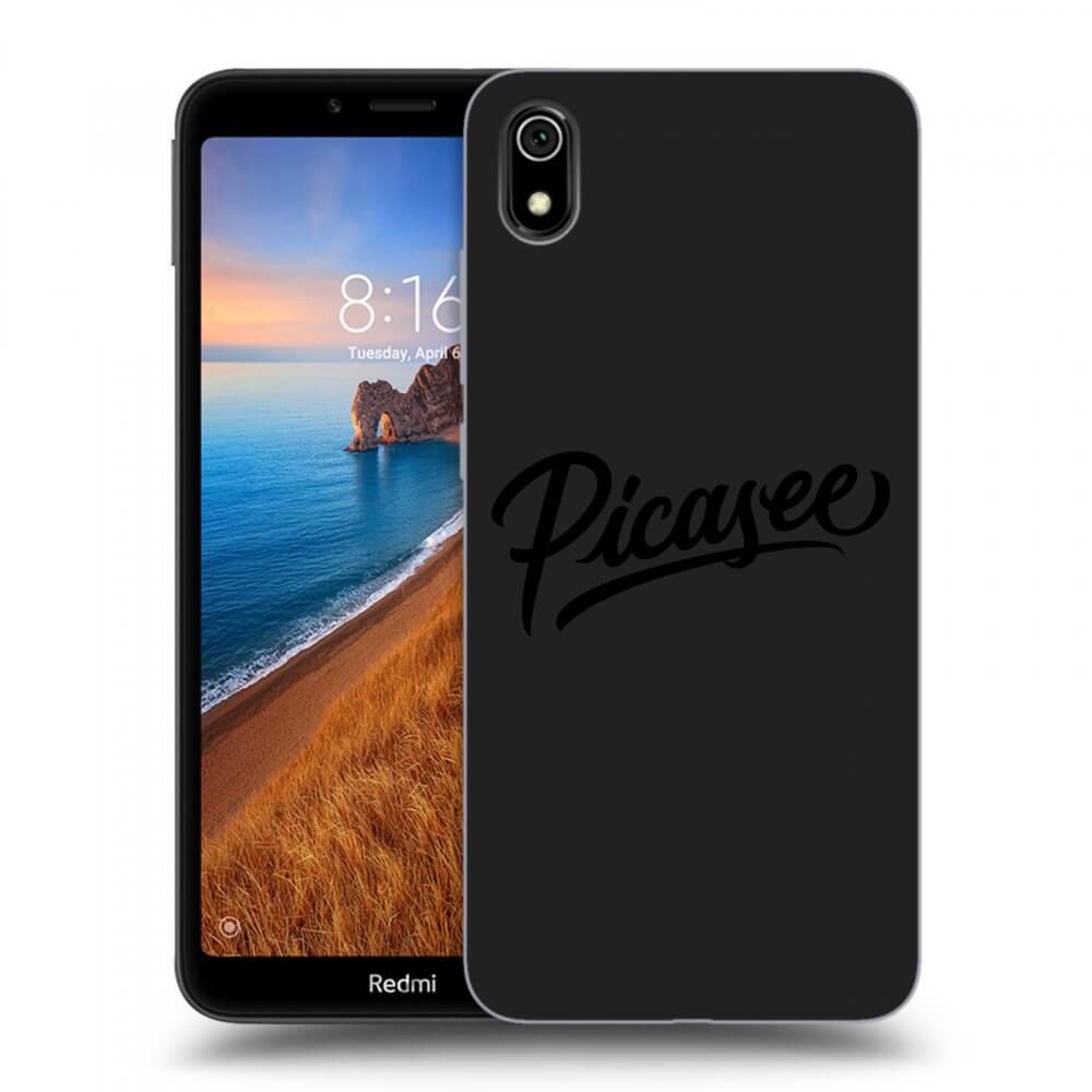 Xiaomi Redmi 7A Hülle - Schwarzes Silikon - Picasee - Black