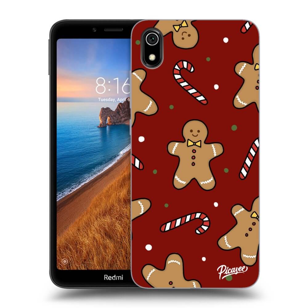 Xiaomi Redmi 7A Hülle - Schwarzes Silikon - Gingerbread 2