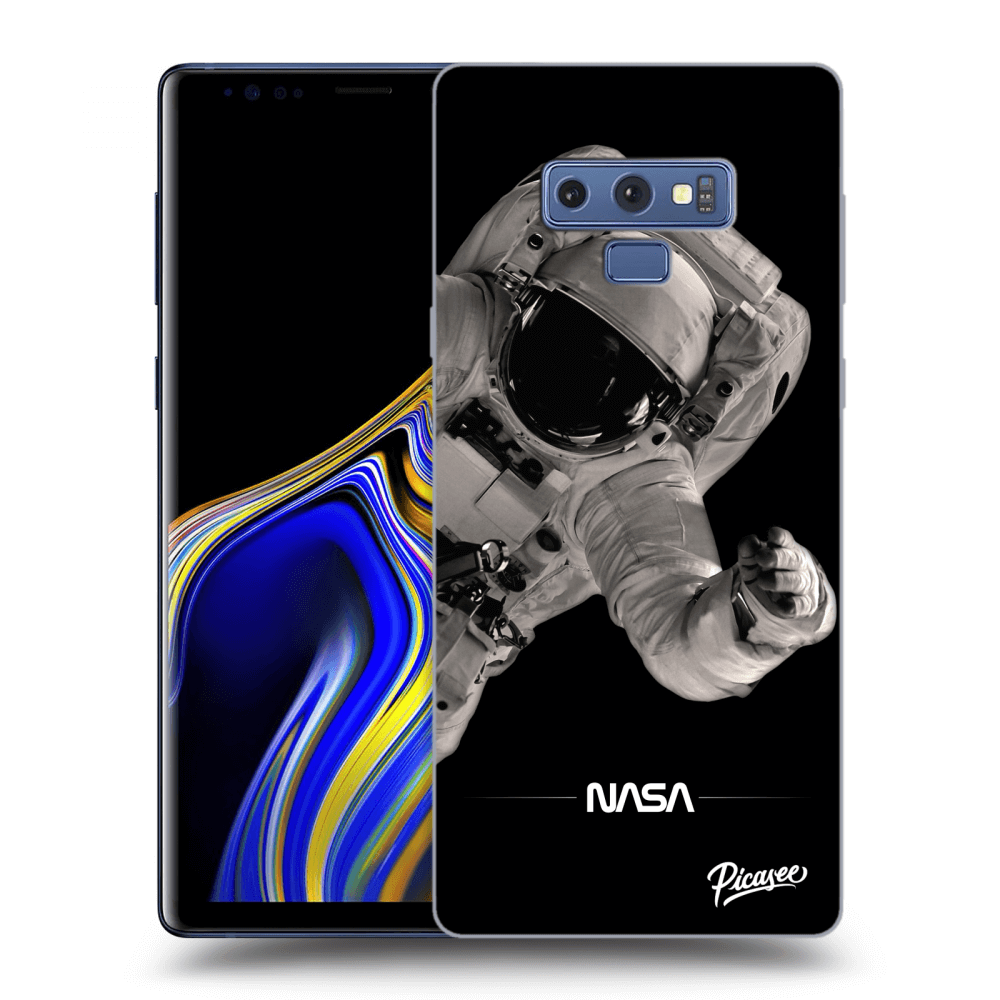 Samsung Galaxy Note 9 N960F Hülle - Schwarzes Silikon - Astronaut Big