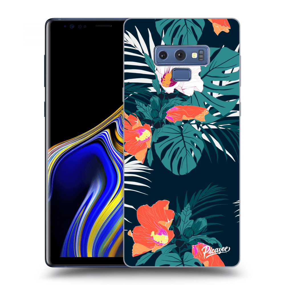 Samsung Galaxy Note 9 N960F Hülle - Schwarzes Silikon - Monstera Color