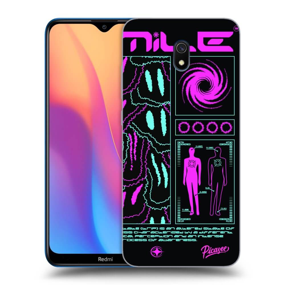 Xiaomi Redmi 8A Hülle - Transparentes Silikon - HYPE SMILE