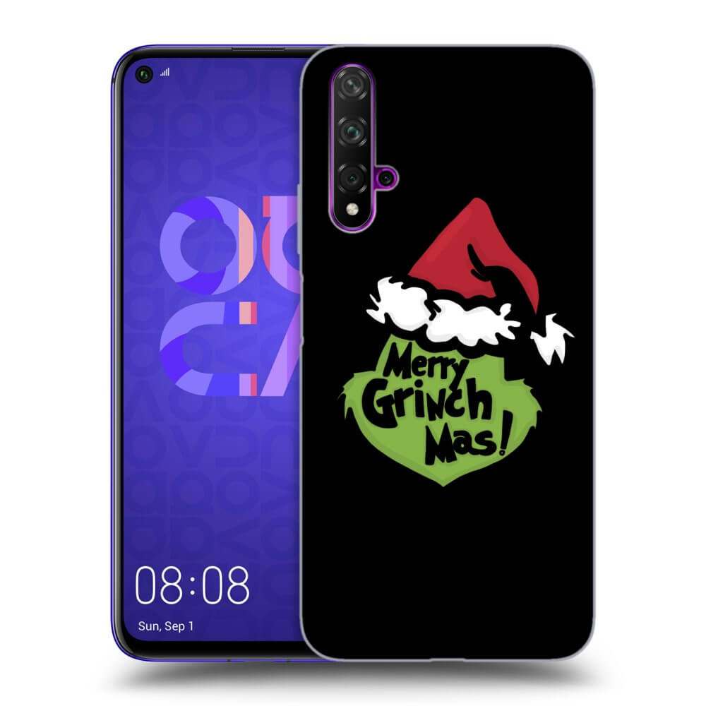 Huawei Nova 5T Hülle - Schwarzes Silikon - Grinch 2