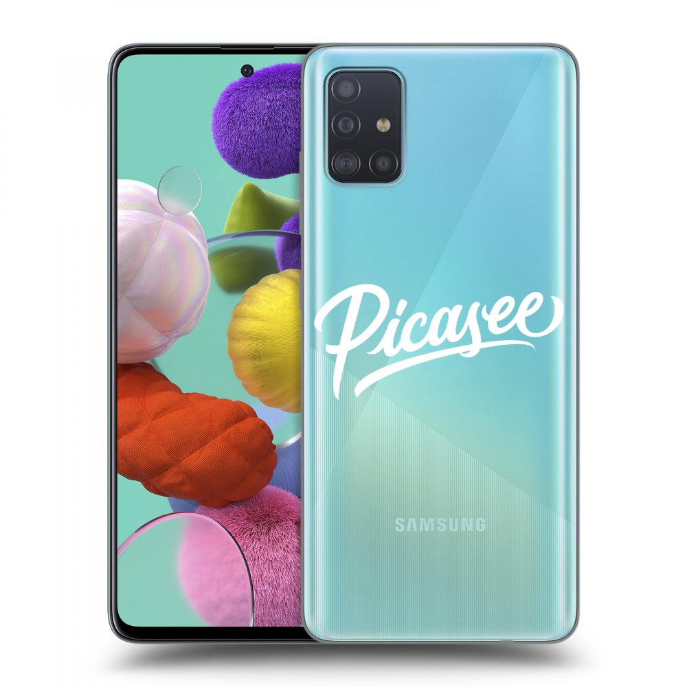 Samsung Galaxy A51 A515F Hülle - Transparentes Silikon - Picasee - White