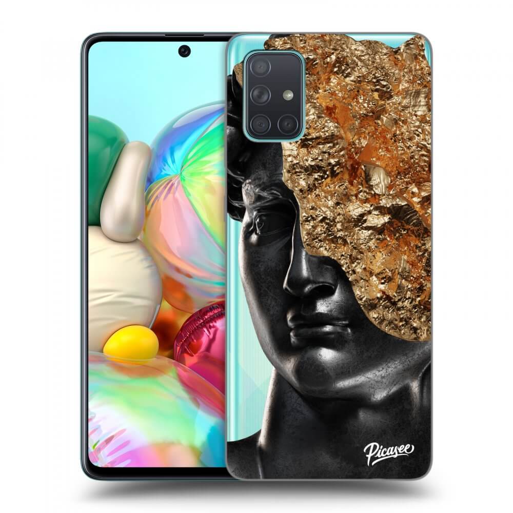 Samsung Galaxy A71 A715F Hülle - Transparentes Silikon - Holigger