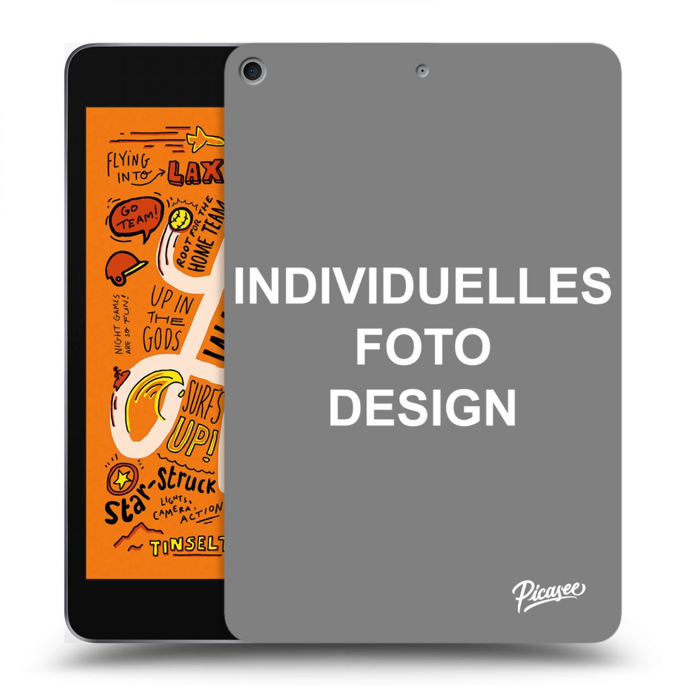 Schwarze Silikonhülle Für Apple IPad Mini 2019 (5. Gen) - Individuelles Fotodesign