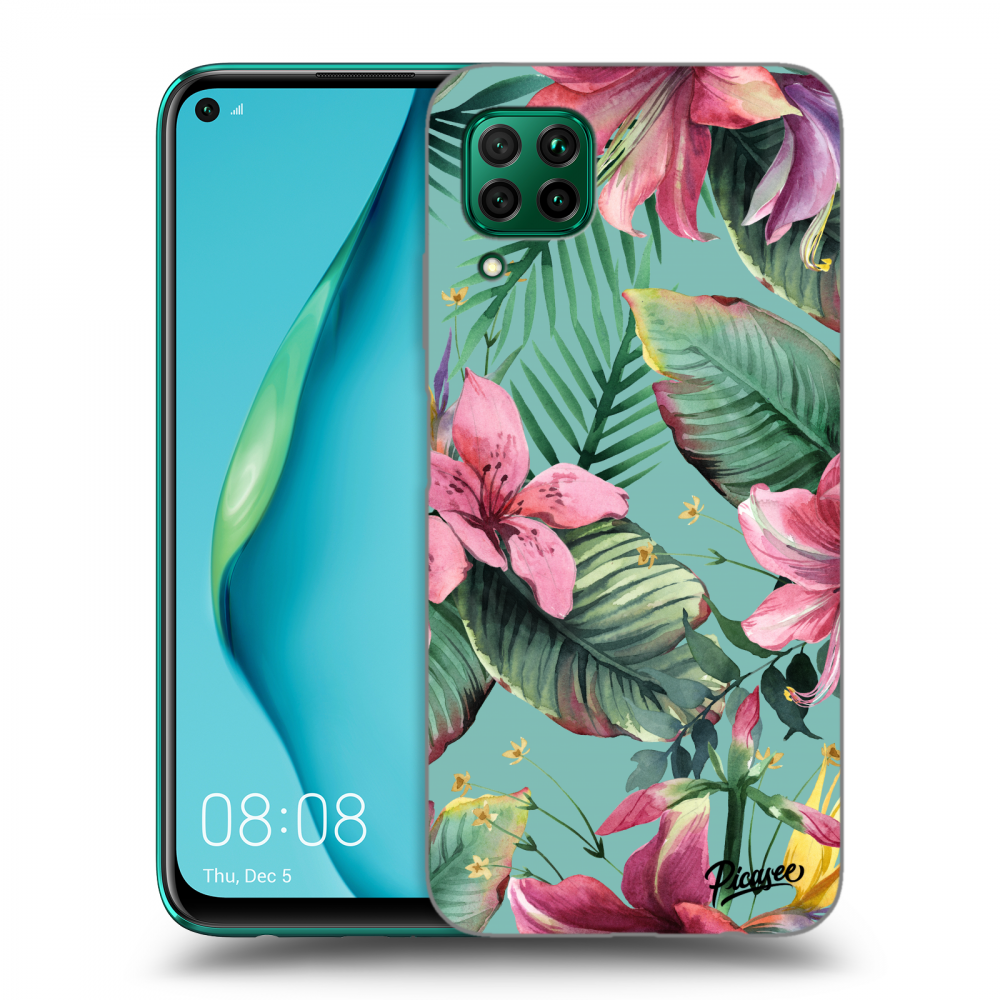 Huawei P40 Lite Hülle - Transparentes Silikon - Hawaii