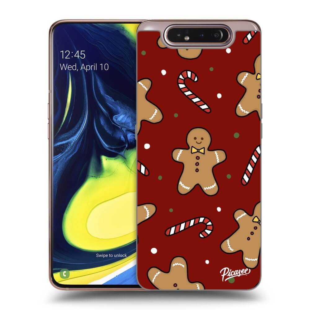 Samsung Galaxy A80 A805F Hülle - Transparentes Silikon - Gingerbread 2