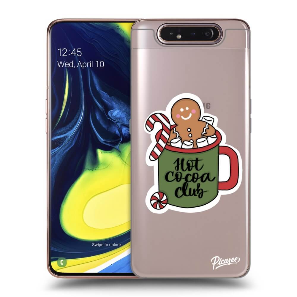 Samsung Galaxy A80 A805F Hülle - Transparentes Silikon - Hot Cocoa Club