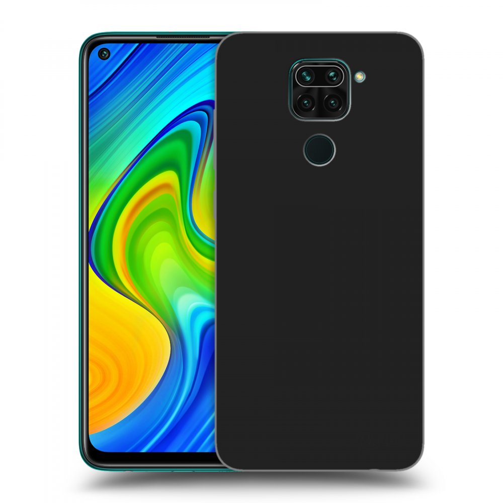 Xiaomi Redmi Note 9 Hülle - Schwarzes Silikon - Clear