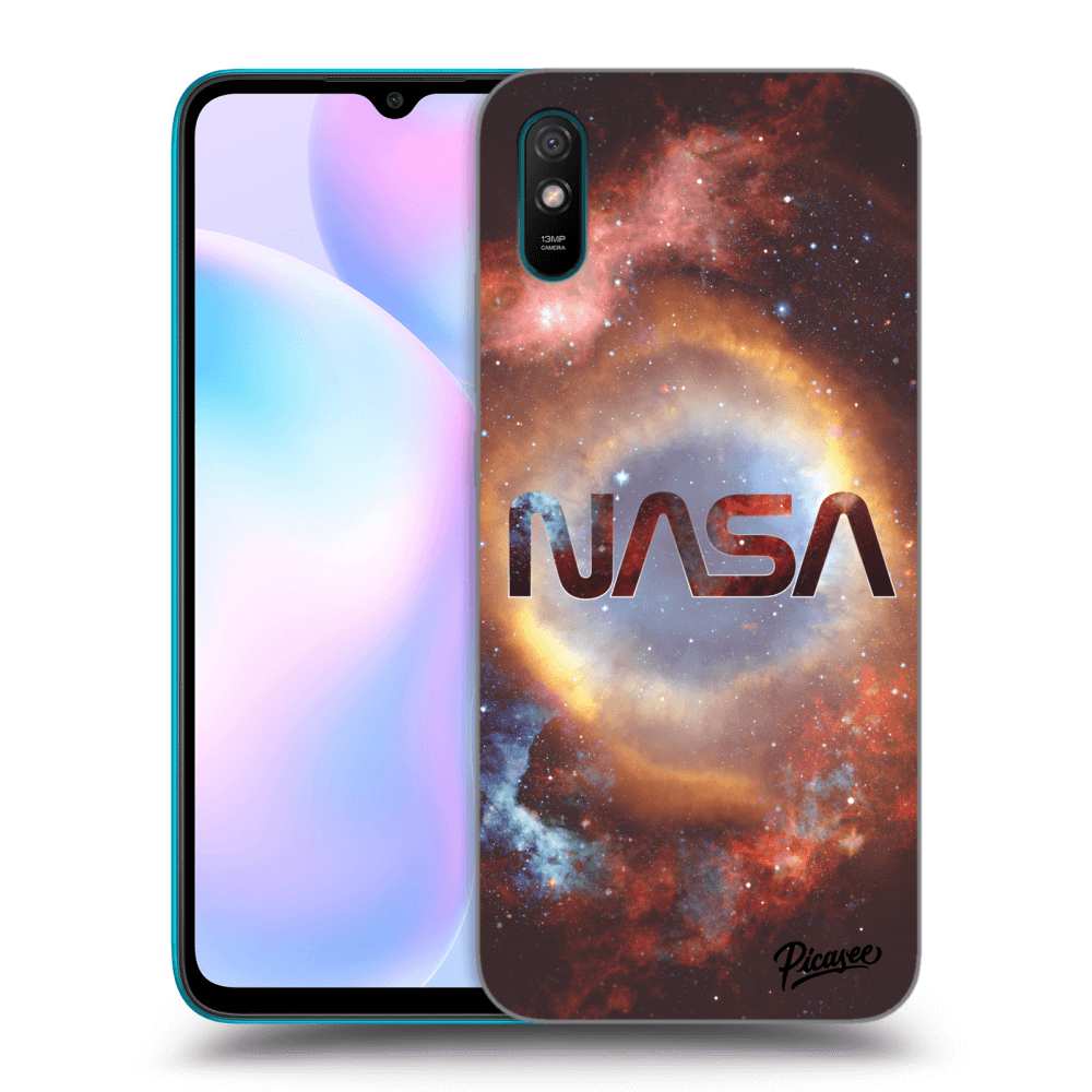 Xiaomi Redmi 9A Hülle - Schwarzes Silikon - Nebula