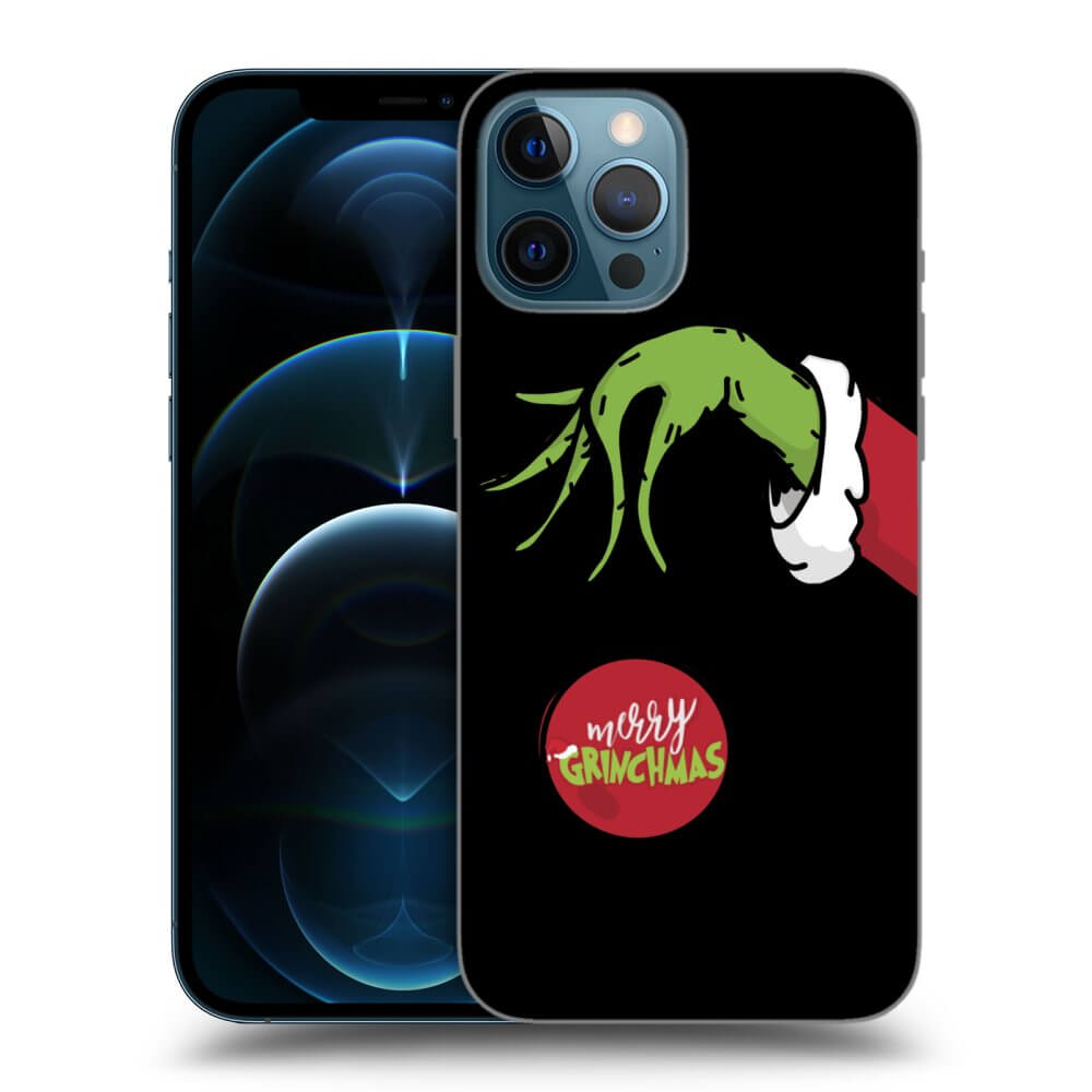 Apple IPhone 12 Pro Max Hülle - Schwarzes Silikon - Grinch