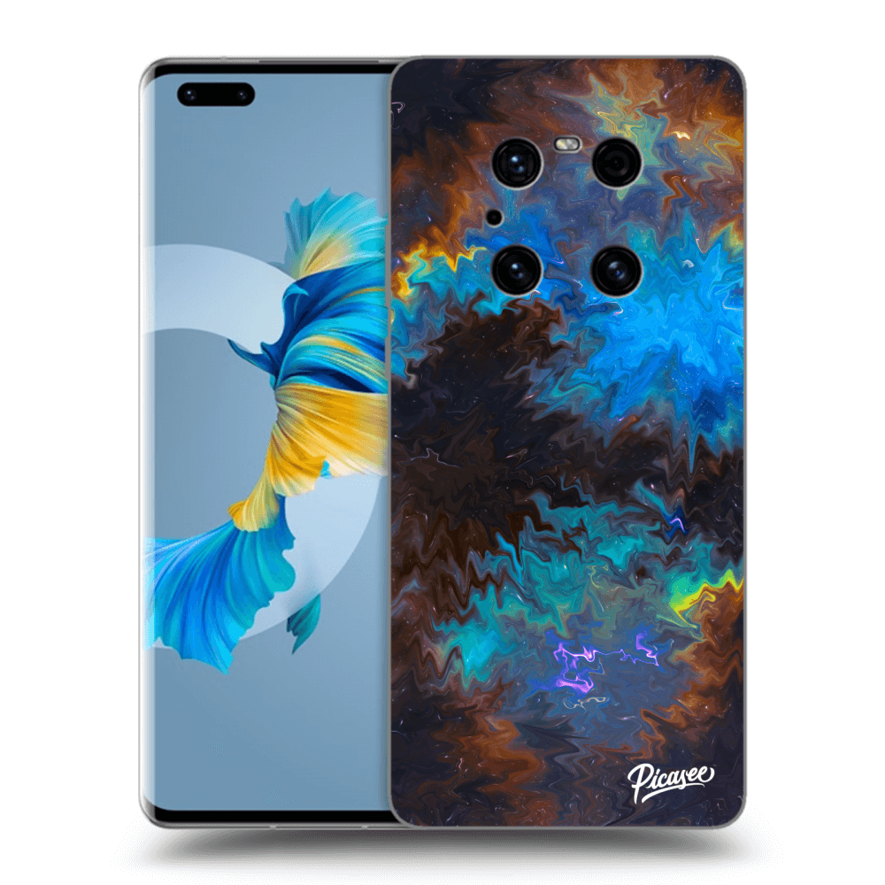 Huawei Mate 40 Pro Hülle - Transparentes Silikon - Space