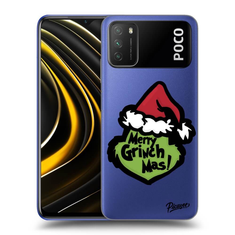 Xiaomi Poco M3 Hülle - Transparentes Silikon - Grinch 2