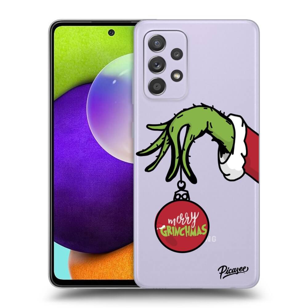 Samsung Galaxy A52 5G A525F Hülle - Transparentes Silikon - Grinch