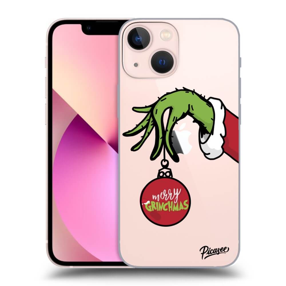 Apple IPhone 13 Mini Hülle - Transparentes Silikon - Grinch