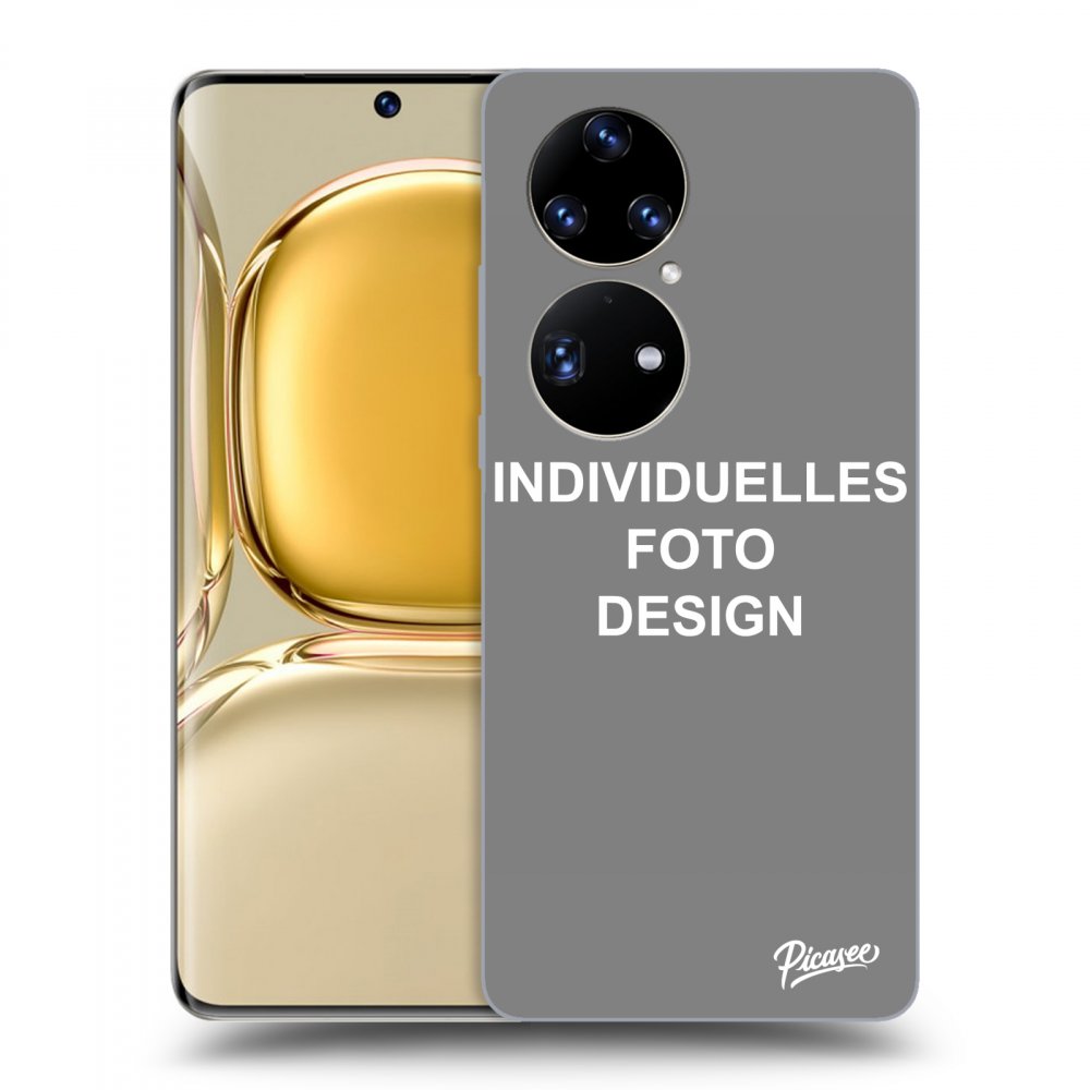 Huawei P50 Hülle - Transparentes Silikon - Individuelles Fotodesign