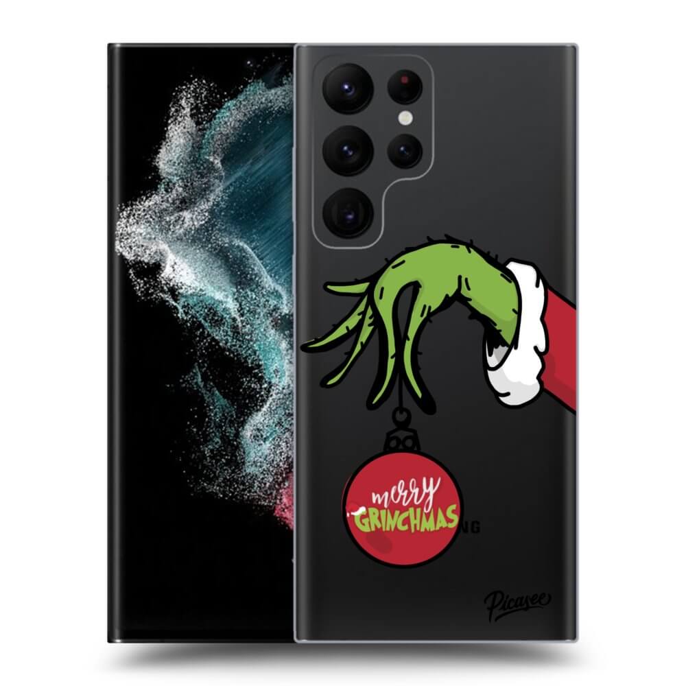 Samsung Galaxy S22 Ultra 5G Hülle - Transparentes Silikon - Grinch