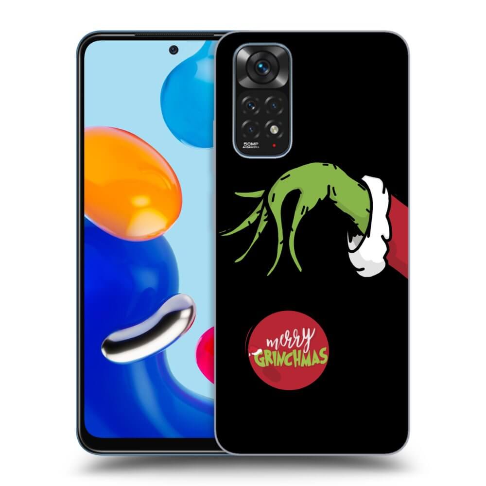 Xiaomi Redmi Note 11 Hülle - Schwarzes Silikon - Grinch