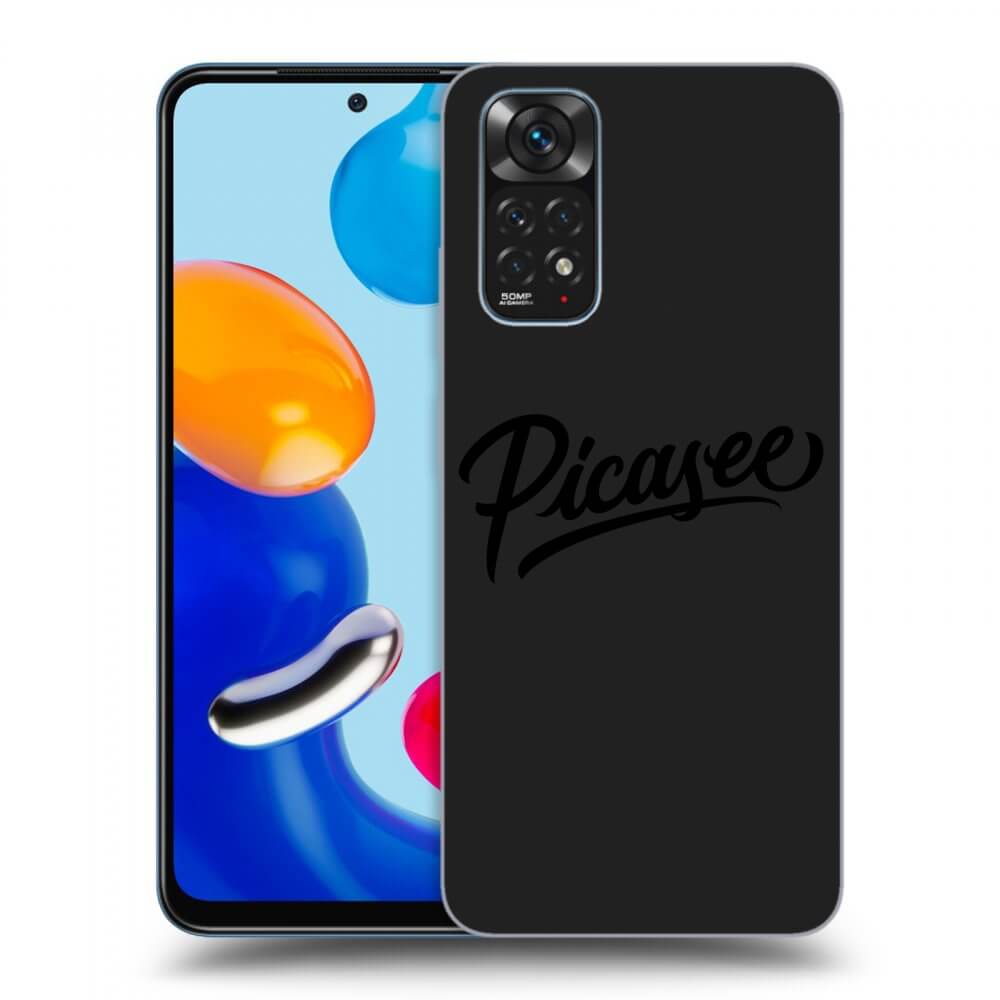 Xiaomi Redmi Note 11S 4G Hülle - Schwarzes Silikon - Picasee - Black