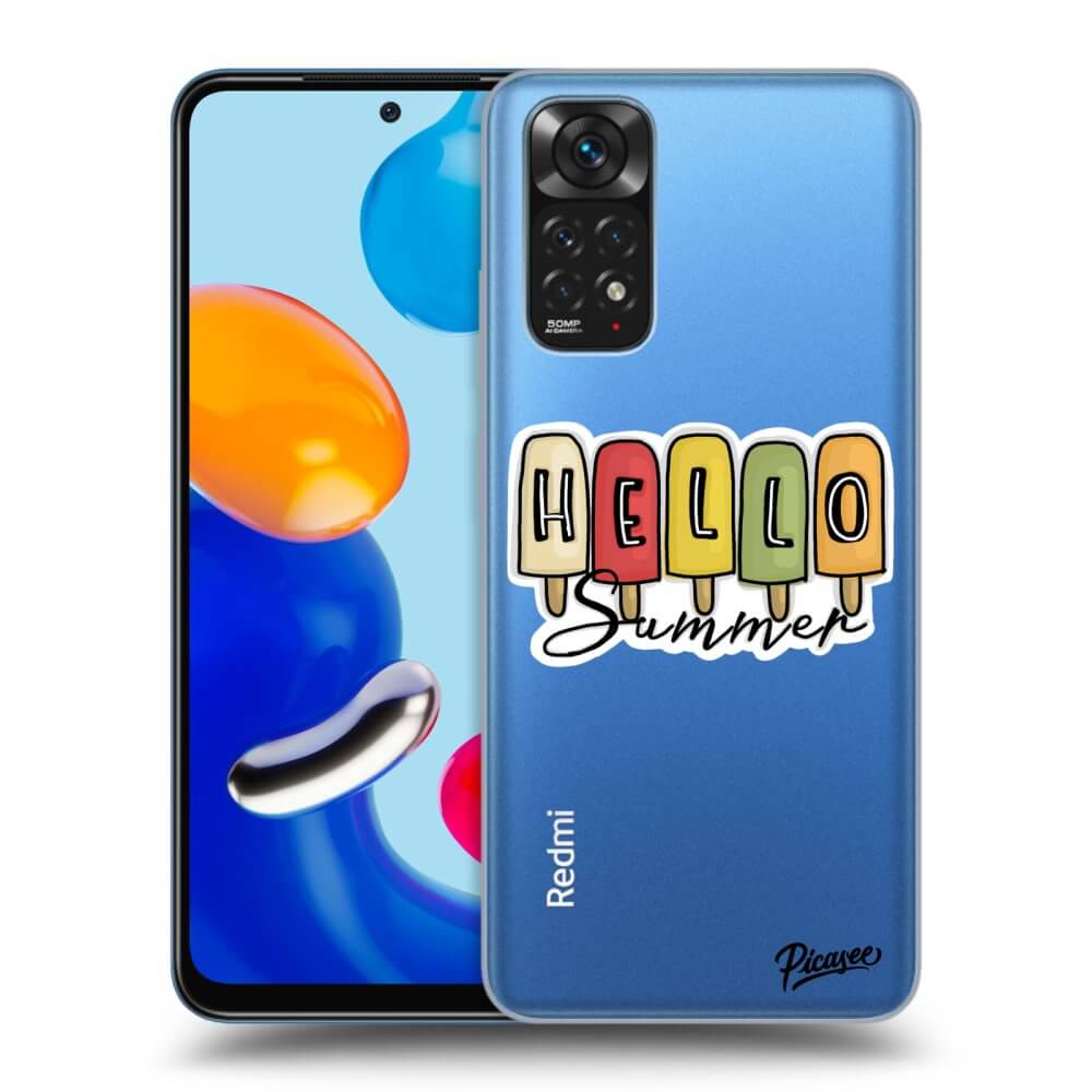 Xiaomi Redmi Note 11S 4G Hülle - Transparentes Silikon - Ice Cream