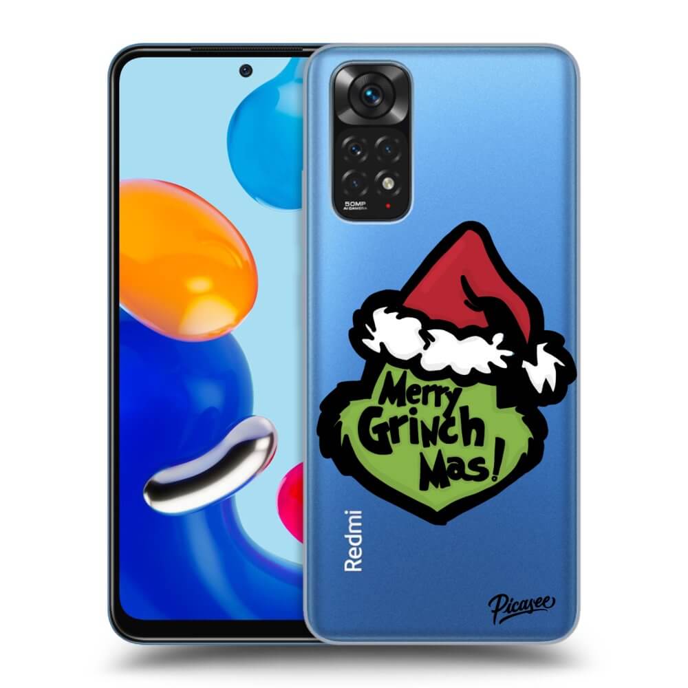 Xiaomi Redmi Note 11S 4G Hülle - Transparentes Silikon - Grinch 2