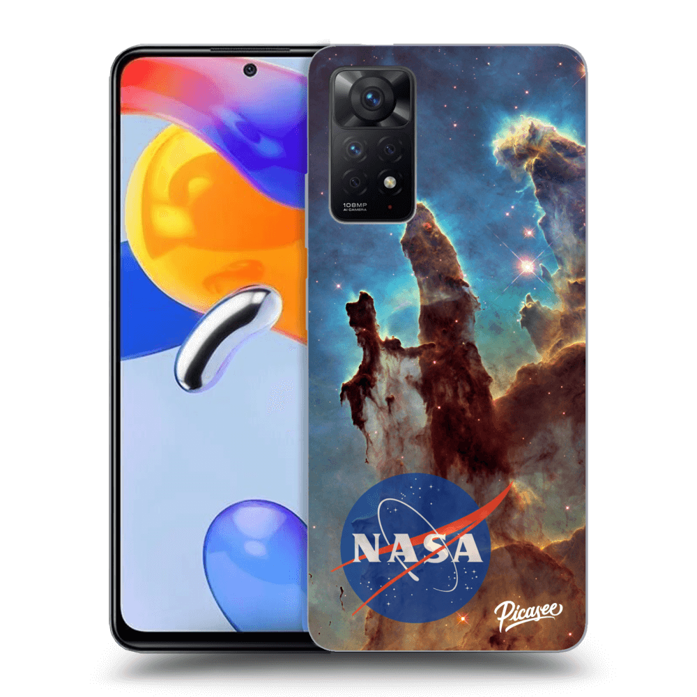 Xiaomi Redmi Note 11 Pro Hülle - Transparentes Silikon - Eagle Nebula