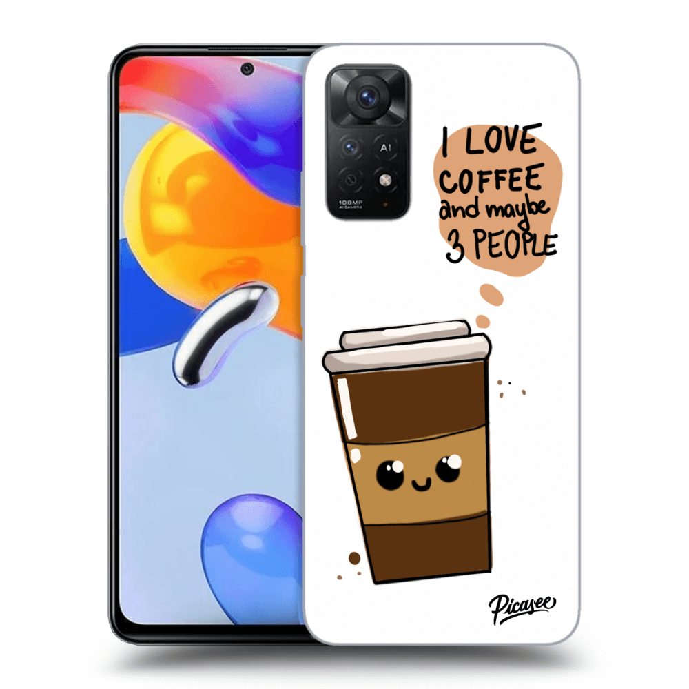 Xiaomi Redmi Note 11 Pro 5G Hülle - Schwarzes Silikon - Cute Coffee