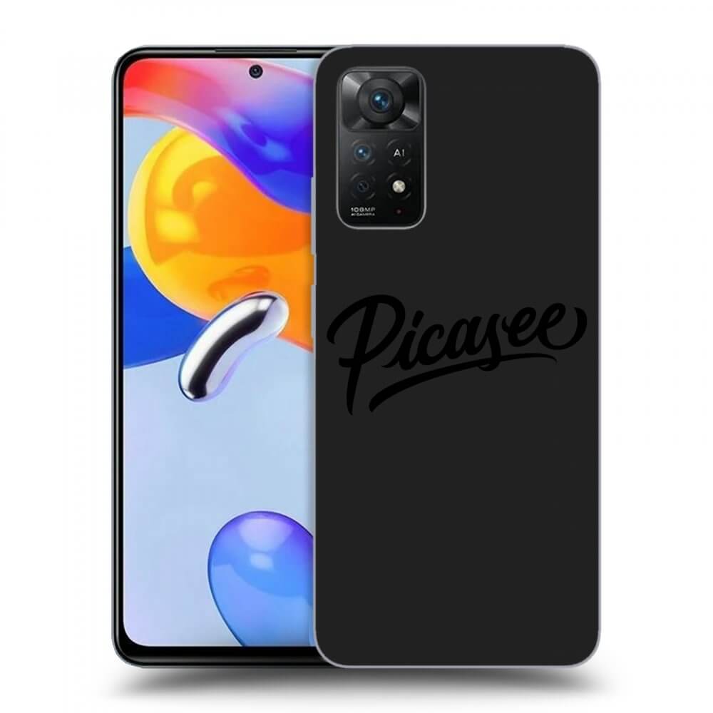 Xiaomi Redmi Note 11 Pro 5G Hülle - Schwarzes Silikon - Picasee - Black