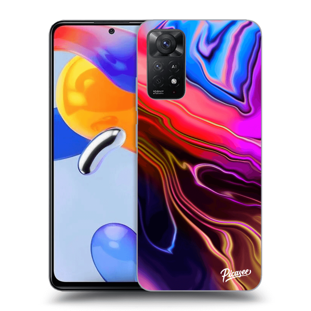 Xiaomi Redmi Note 11 Pro 5G Hülle - Transparentes Silikon - Electric