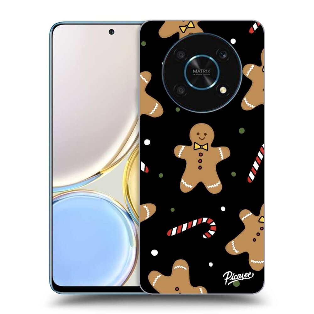 Honor Magic4 Lite 5G Hülle - Schwarzes Silikon - Gingerbread