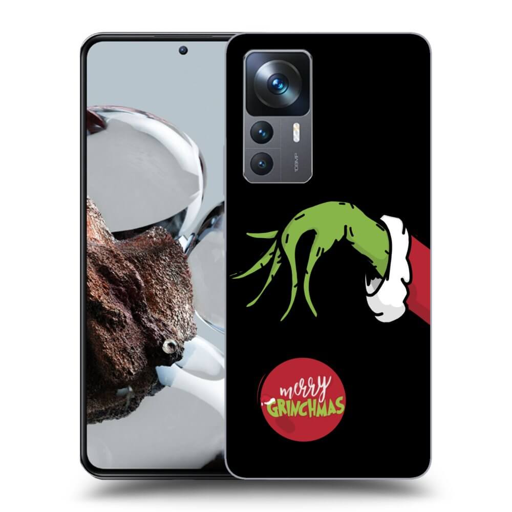 Xiaomi 12T Hülle - Schwarzes Silikon - Grinch