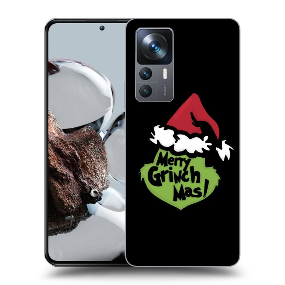 Xiaomi 12T Hülle - Schwarzes Silikon - Grinch 2