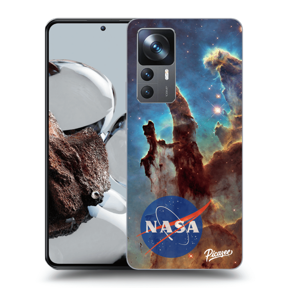 Xiaomi 12T Pro Hülle - Schwarzes Silikon - Eagle Nebula