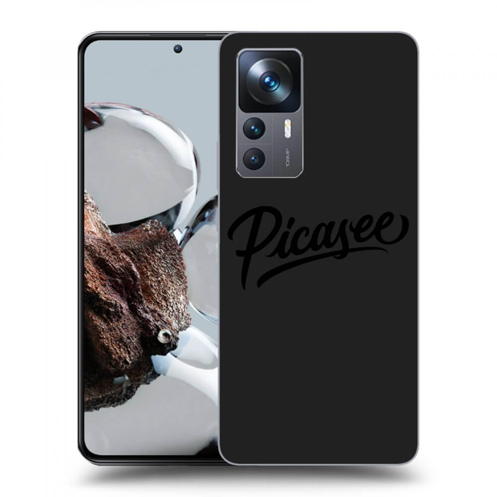 Xiaomi 12T Pro Hülle - Schwarzes Silikon - Picasee - Black