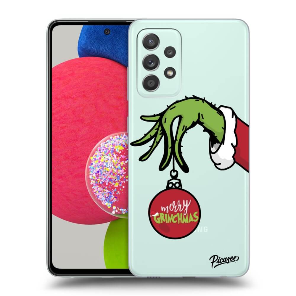 Samsung Galaxy A73 5G Hülle - Transparentes Silikon - Grinch