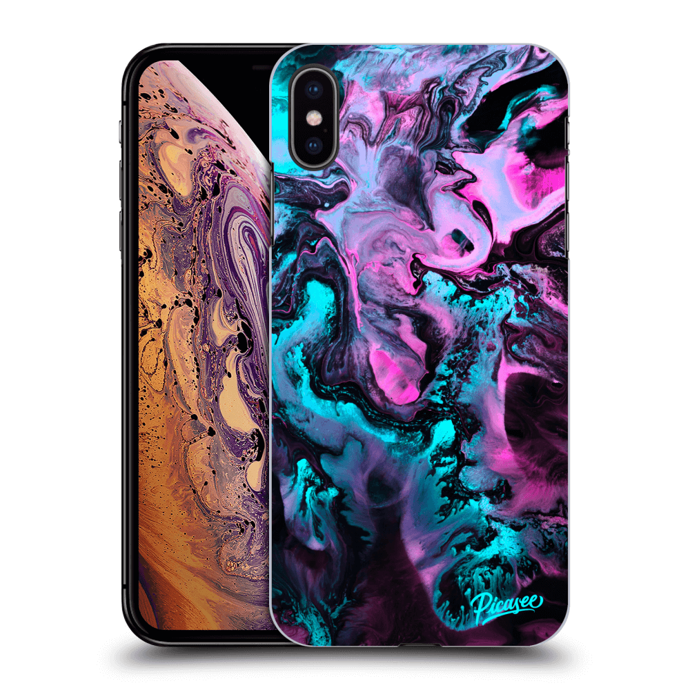 Apple IPhone XS Max Hülle - Schwarzes Silikon - Lean