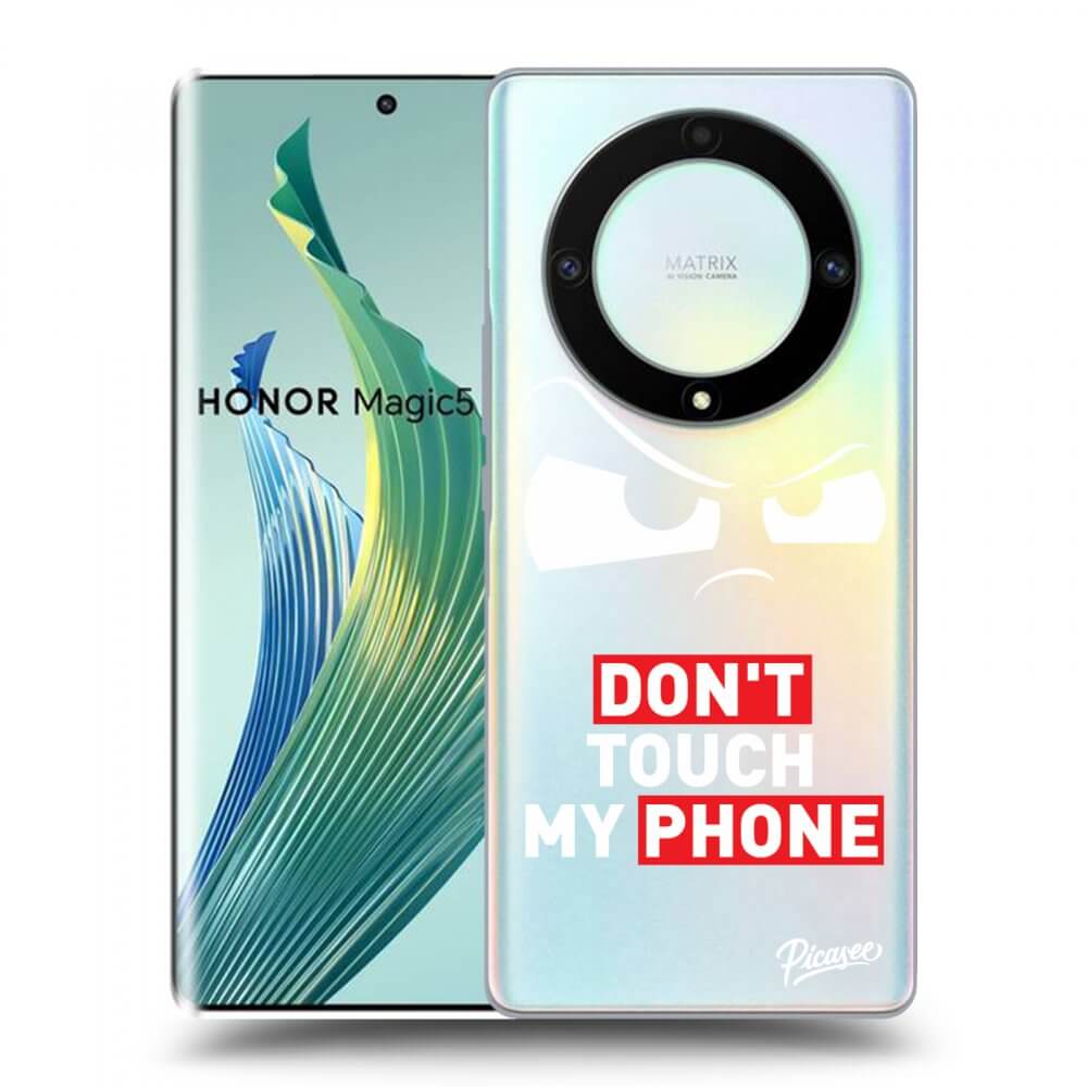 Honor Magic5 Lite 5G Hülle - Transparentes Silikon - Cloudy Eye - Transparent