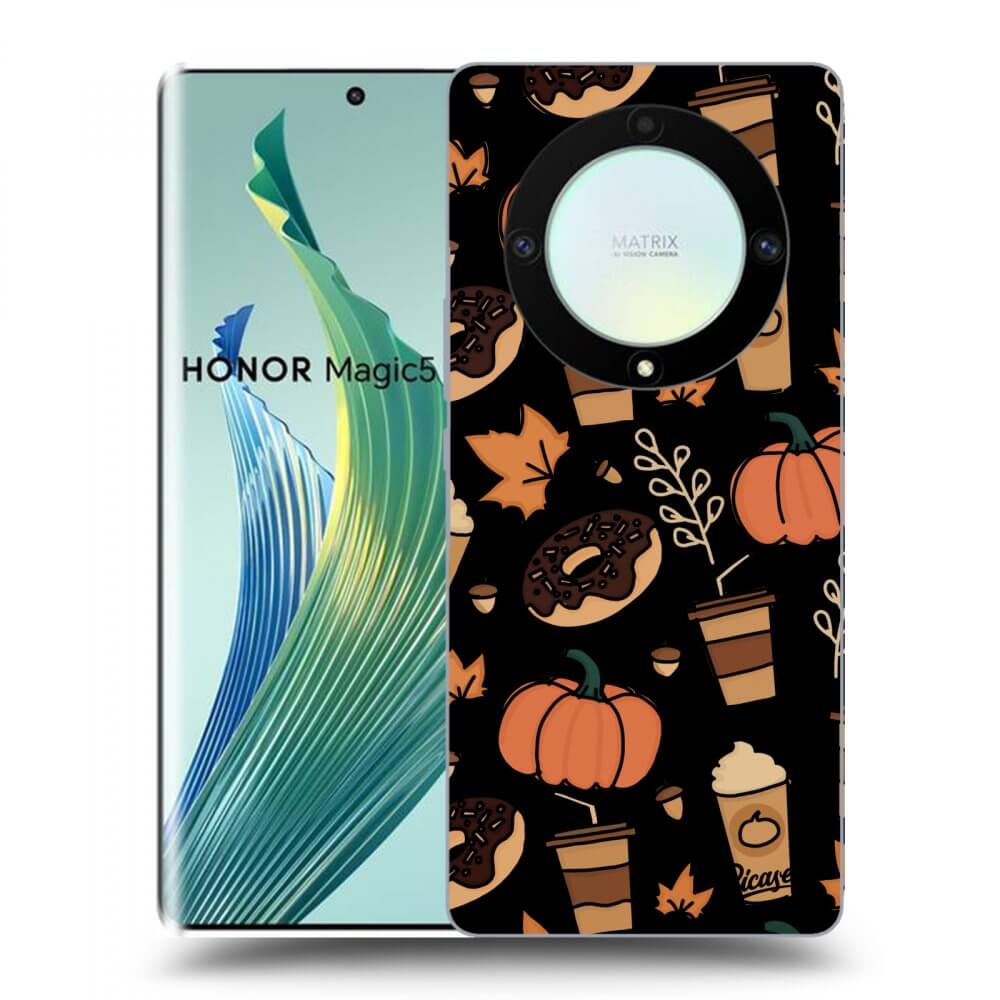 Honor Magic5 Lite 5G Hülle - Schwarzes Silikon - Fallovers