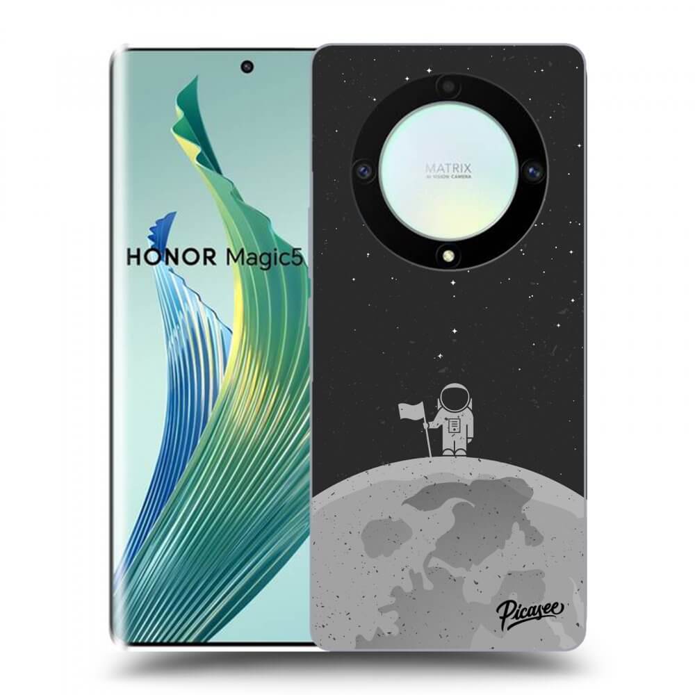 Honor Magic5 Lite 5G Hülle - Schwarzes Silikon - Astronaut