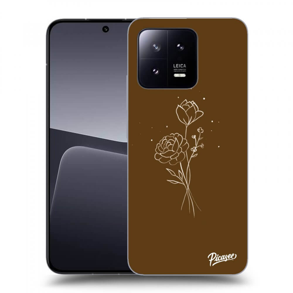 ULTIMATE CASE Für Xiaomi 13 - Brown Flowers