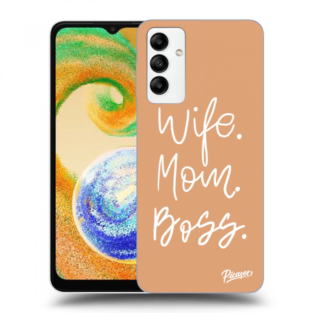 Samsung Galaxy A04s A047F Hülle - Transparentes Silikon - Boss Mama