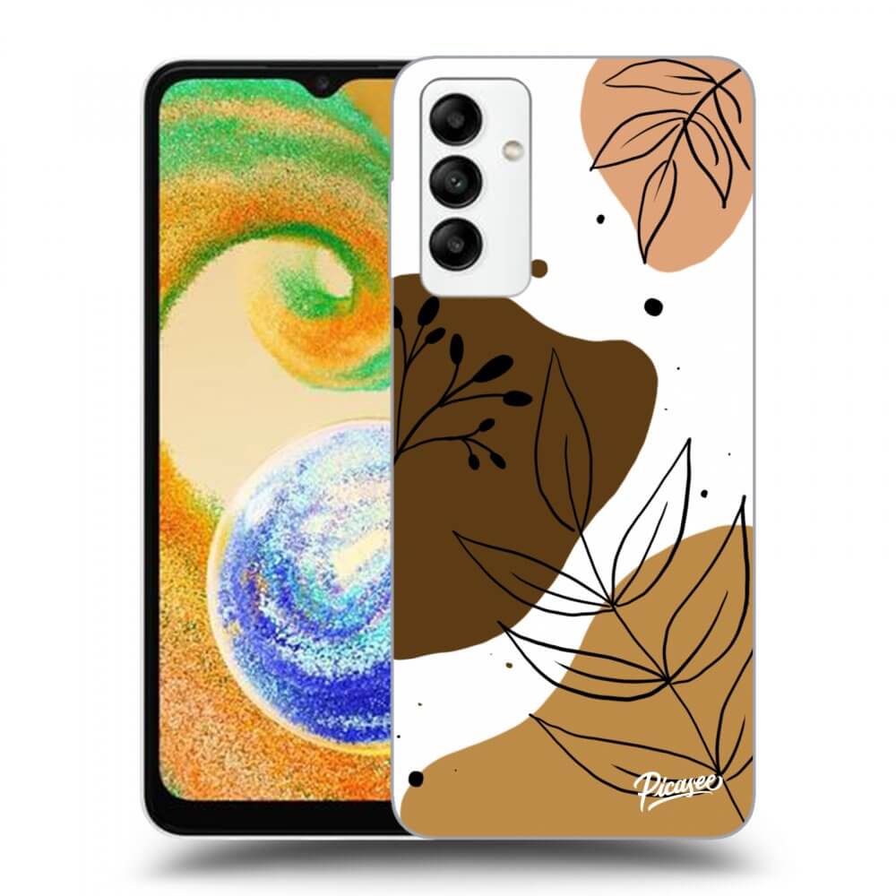 Samsung Galaxy A04s A047F Hülle - Transparentes Silikon - Boho Style