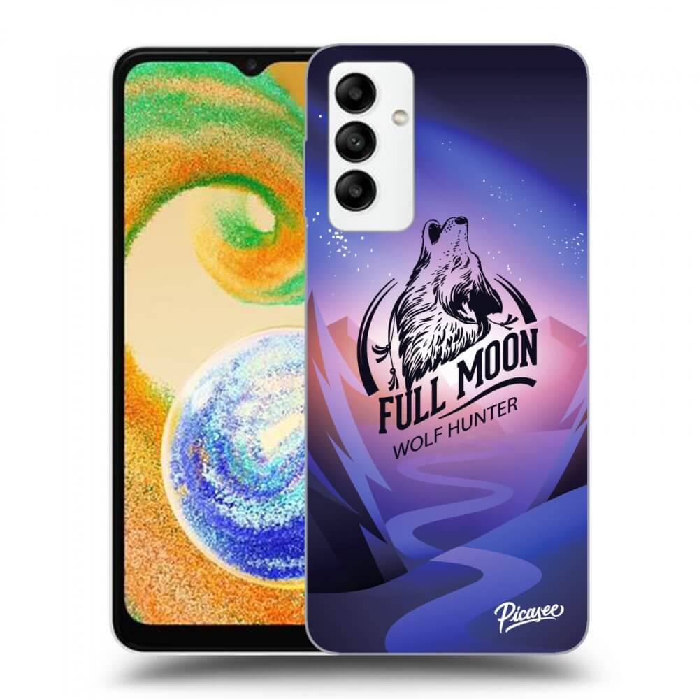 Samsung Galaxy A04s A047F Hülle - Transparentes Silikon - Wolf