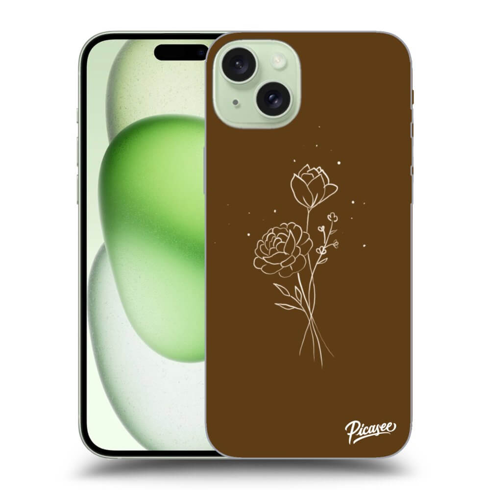 ULTIMATE CASE Für Apple IPhone 15 Plus - Brown Flowers