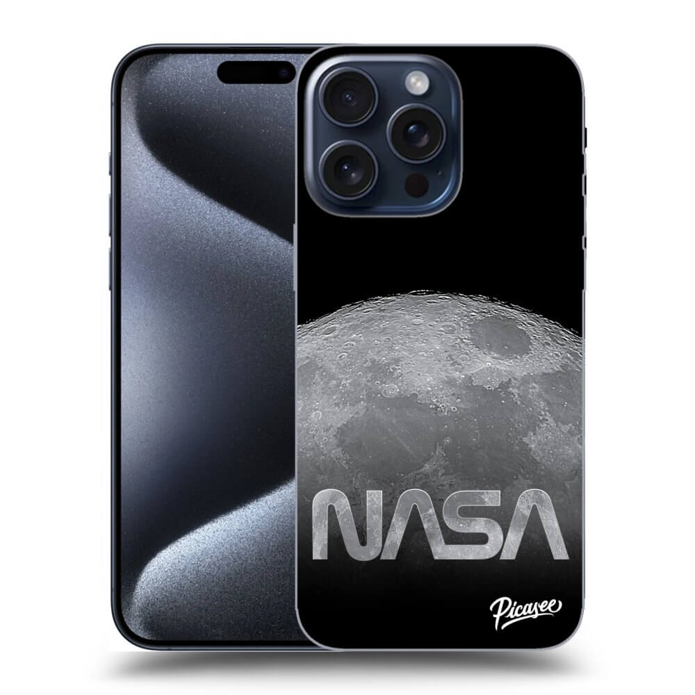 Apple IPhone 15 Pro Max Hülle - Transparentes Silikon - Moon Cut